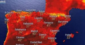 Con temperaturas de más de 42° la ola de calor en España.