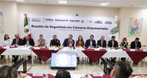 Para el bienestar y seguridad de las familias poblanas, gobierno trabaja junto con colonos y cámaras empresariales