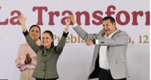 El gobernador Alejandro Armenta participo en la mañanera de la Presidenta de México Claudia Sheinbaum a un año de su gobierno.